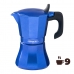 Italienische Kaffeemaschine Oroley Petra 9 Tassen Blau Aluminium