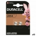 Alkaline knap-cellbatteri DURACELL LR1130 LR54  2 Dele 10 enheder 1,5 V