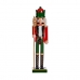 Decorative Figure Nutcracker Music Movement Red Green Extendable Plastic