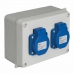 Socket box Solera 816-5 Vanntett 15,3 x 10 x 6,5 cm 250 V 16 A IP54