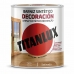 Barniz sintético Titanlux m11100914 Decoración Satinado Teca 250 ml