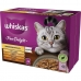 Hrana za mačke Whiskas Pure Delight Piščanec Turčija Račka Ptice 12 x 85 g