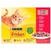 Jídlo pro kočku Purina Friskies Mix Kuře Telecí maso Jehněčí maso Kachna 12 x 85 g