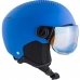 Casco da sci Alpina Zupo Visor Q Lite Azzurro Monocromatica 51-55 cm