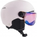 Capacete de esqui Alpina Zupo Visor Q Lite Cor de Rosa Monocromática 51-55 cm