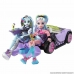 Mașinuță de jucărie cu mecanism de frecare Monster High Ghoul Vehicle