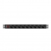 Placă de circuit Prize 9 Puncte de Conectare cu Întrerupător Lanberg PDU-09F-0300-BK 220-250 V 16 A 4000 W