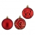 Bolas de Natal PVC Ø 6 cm 6 Unidades Vermelho Plástico