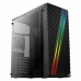 ATX Semi-tårn kasse Aerocool Streak RGB USB 3.0 Sort