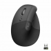 Ergonomic Optical Mouse Logitech Lift Black Grey