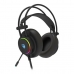 Auriculares con Micrófono Gaming CoolBox DeepLighting Negro