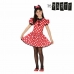 Costume per Bambini Th3 Party Rosso Minnie Mouse Fantasia (2 Pezzi)