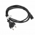 Cable de Alimentación Lanberg CA-C7CA-10CC-0018-BK Negro 1,8 m