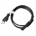 Cable de Alimentación Lanberg CA-C7CA-10CC-0018-BK Negro 1,8 m