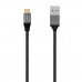 Kabel USB A u USB C Aisens A107-0630 50 cm Siva