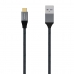 USB A - USB C kabelis Aisens A107-0630 50 cm Pilka