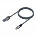 USB A to USB C Cable Aisens A107-0630 50 cm Grey
