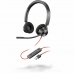 Auriculares com microfone Poly BW3320-M USB A Preto