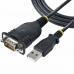 Cavo USB con Porta in Serie Startech 1P3FP-USB-SERIAL Nero