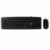 Teclado y Ratón Nilox COMBO USB NILOX - TECLADO + RATÓN FLAT Negro Qwerty Español QWERTY