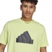 Kortærmet T-shirt til Mænd Adidas  BOST T IN1627 Grøn