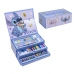 Set de Papelaria Stitch Azul Claro