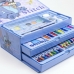 Set de Papelaria Stitch Azul Claro