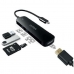 Dockstation Nilox NXDSUSBC05 5 em 1 Preto