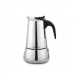 Caffettiera Italiana Feel Maestro MR-1660-6 Nero Argentato Acciaio inossidabile 18/10 300 ml 6 Tazze