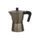 Italiaanse Koffiepot Feel Maestro MR-1666-6-BROWN Zwart Brons Aluminium 300 ml 6 Kopjes