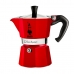 Cafetera Italiana Bialetti Rojo Aluminio 50 ml 1 Taza