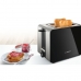 Toaster BOSCH TAT7203 1050 W Črna Črna/Srebrna