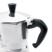 Italienische Kaffeemaschine Bialetti Moka Express Silberfarben Aluminium Metall 60 ml 1 Tasse