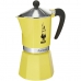 Italian Kaffekanne Bialetti Rainbow Gul Metall Aluminium 300 ml 6 Kopper