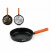 Pan Quttin Gastro Zwart Oranje 43 x 25 x 5 cm (6 Stuks)