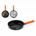 Pan Quttin Gastro Zwart Oranje 37,5 x 23 x 5 cm (6 Stuks)