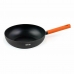 Pánev Wok Quttin Gastro Černý Oranžový 47 x 29 x 8 cm (6 kusů)