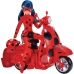 Figuras de Ação Miraculous: Tales of Ladybug & Cat Noir Motocicleta