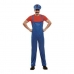 Costume per Adulti Super Plumber My Other Me Rosso M/L