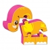 Puzzle pentru Copii Reig Zoo Blocks 22 Piese