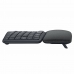 Clavier Logitech Ergo K860 Noir Gris Espagnol Qwerty