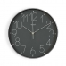 Reloj de Pared Versa Alumin G Gris Aluminio 4,4 x 25,8 x 25,8 cm