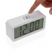 Alarm Clock Versa White Metal 3,9 x 6,5 x 13,4 cm