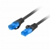 Kabel Kategorie 6a SFTP Lanberg PCF6A-10CC-0300-BK Černý 3 m