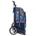 Trolley per la Scuola Hot Wheels Speed club Arancio Blu Marino 32 x 42 x 14 cm