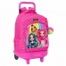 School Rucksack with Wheels Rainbow High Fuchsia 33 X 45 X 22 cm