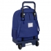 Trolley per la Scuola F.C. Barcelona Rosso Blu Marino 33 X 45 X 22 cm