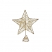 Christmas star Golden Steel Plastic