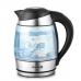 Wasserkocher Łucznik WK-2020 Schwarz Glas Edelstahl Kunststoff 2200 W 1,8 L