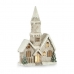 Decoratieve figuren Huis Kerstmis LED Licht Muziek Grijs Wit Bruin Groen Magnesium 21 x 77 x 48 cm